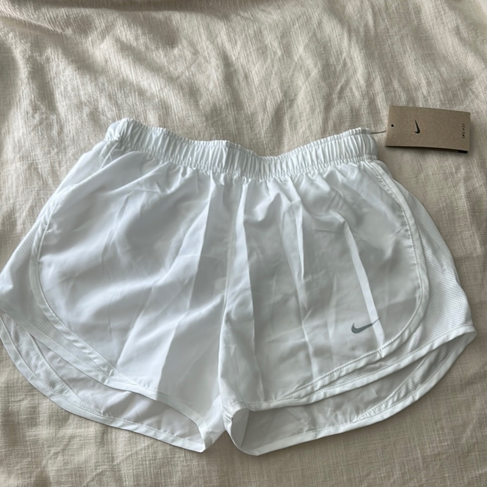 Nike White Athletic Shorts
